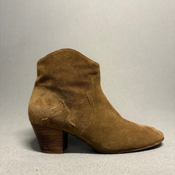 Isabel Marant Etoile The Dicker Suede Ankle Boots Size 37, US7 - Picture 1 of 15